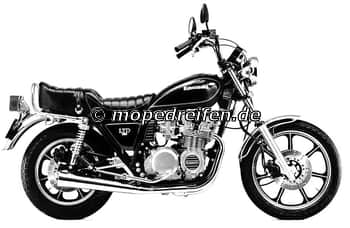 Z 750 LTD TWIN BELT DRIVE AB 1983-KZ750B-K/S / ABE 9972