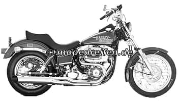 FXEF FAT BOB / SUPER GLIDE 1984-1987-FX